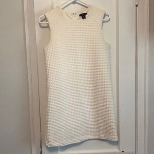 Creamy white quilted dress size small